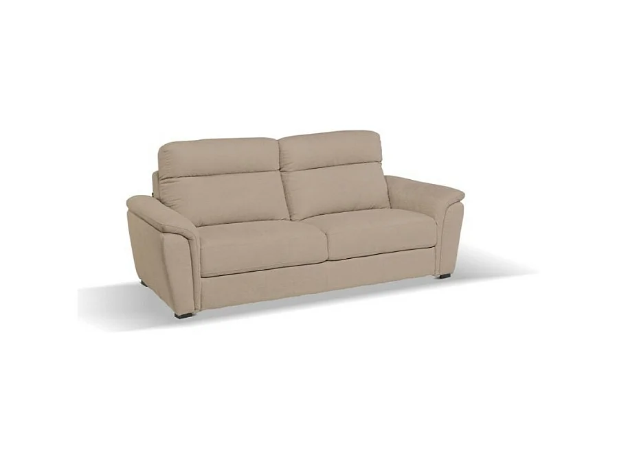 Divano 3 posti Gonzaga tessuto Luna05 caribou poggiatesta regolabili