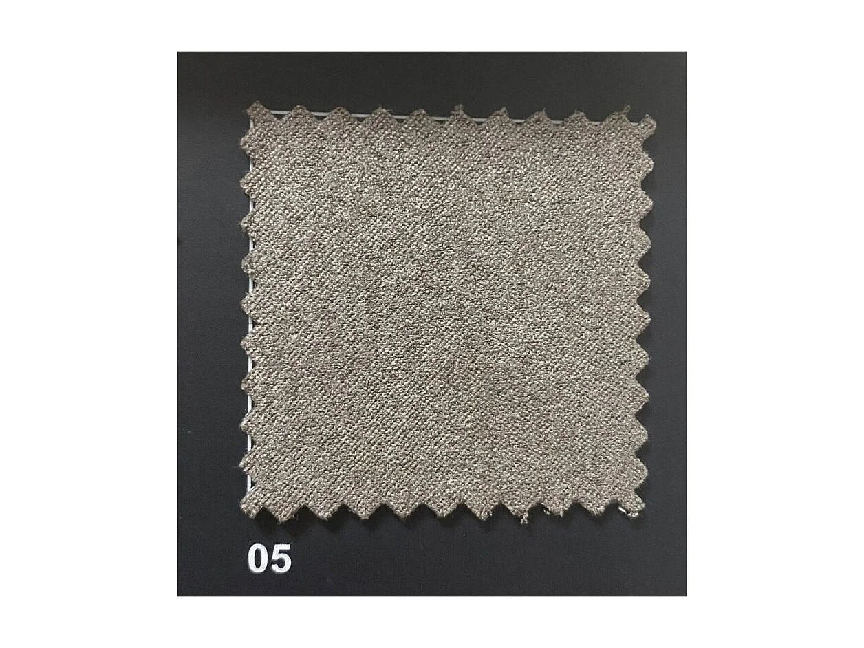 Divano 3 posti Gonzaga tessuto Luna05 caribou poggiatesta regolabili