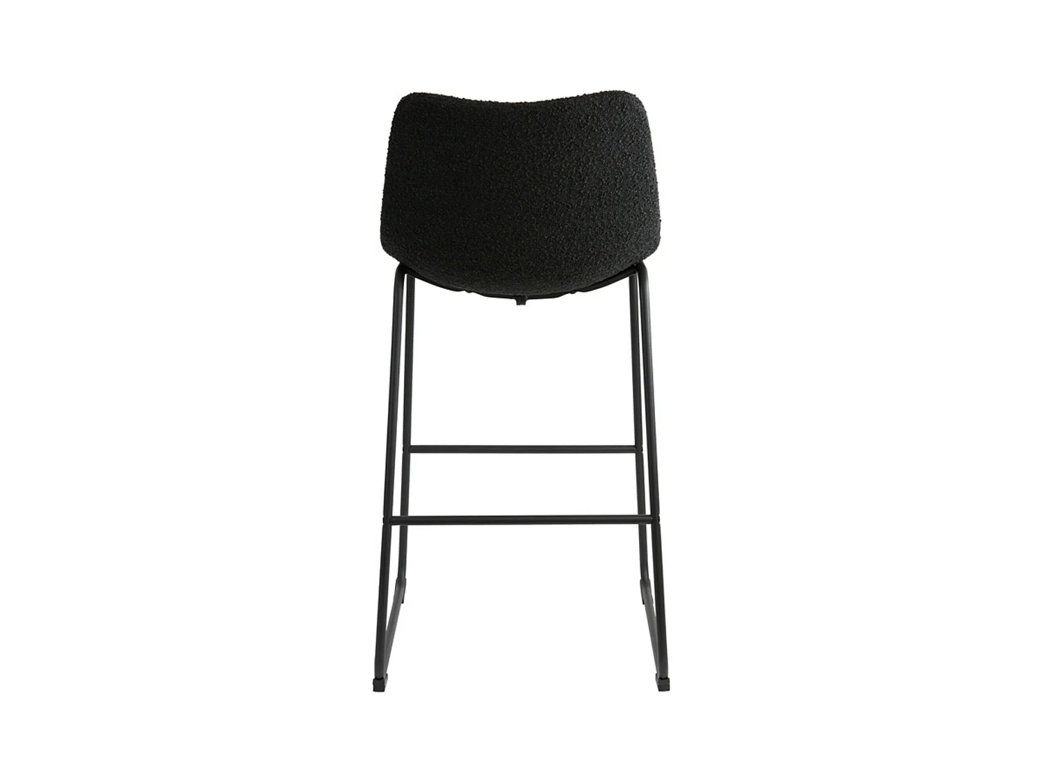 Tabouret de bar JEDDO - 47x46x99cm - Noir