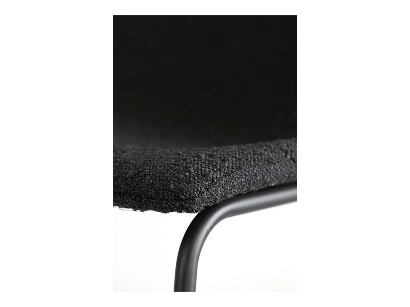 Tabouret de bar JEDDO - 47x46x99cm - Noir