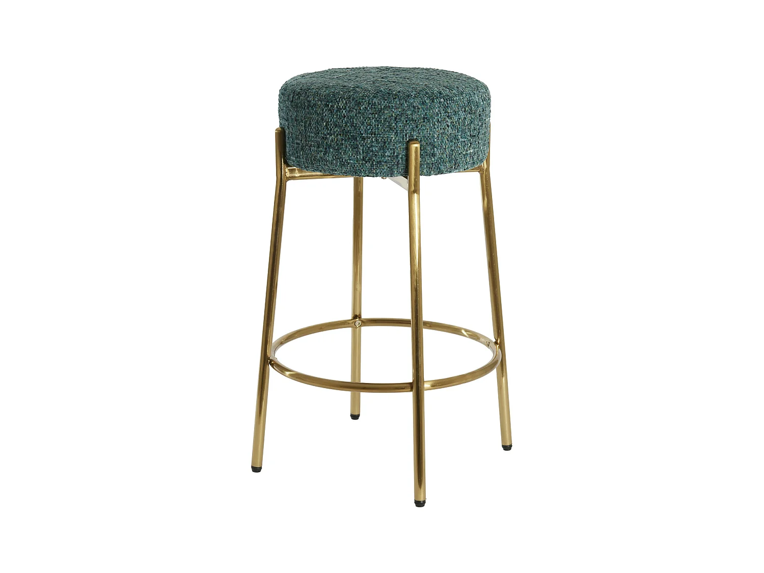 Tabouret de bar LOKVA - Ø41x67cm - Vert