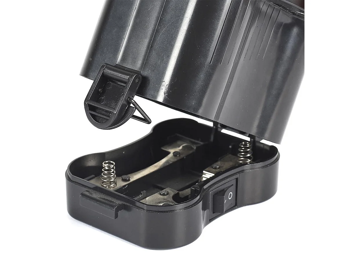 Gonfleur et dégonfleur électriques à piles avec 3 embouts en plastique noir - GONFLEX