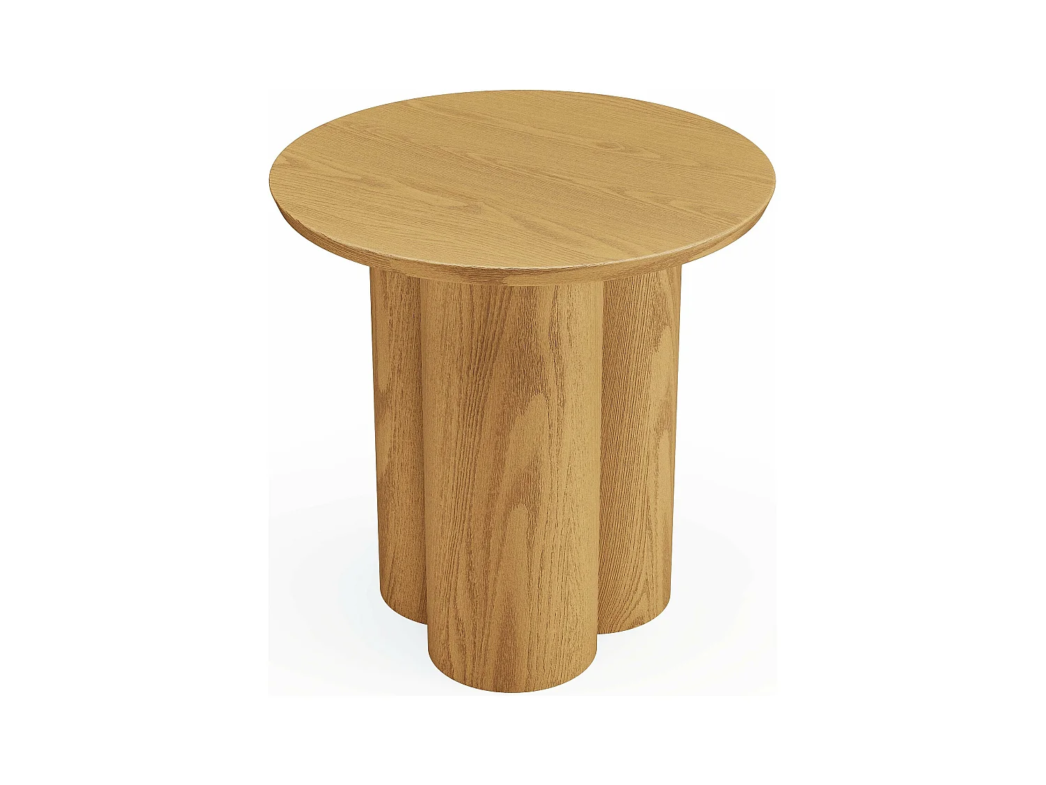 Table basse bois clair plateau 45cm HELMA