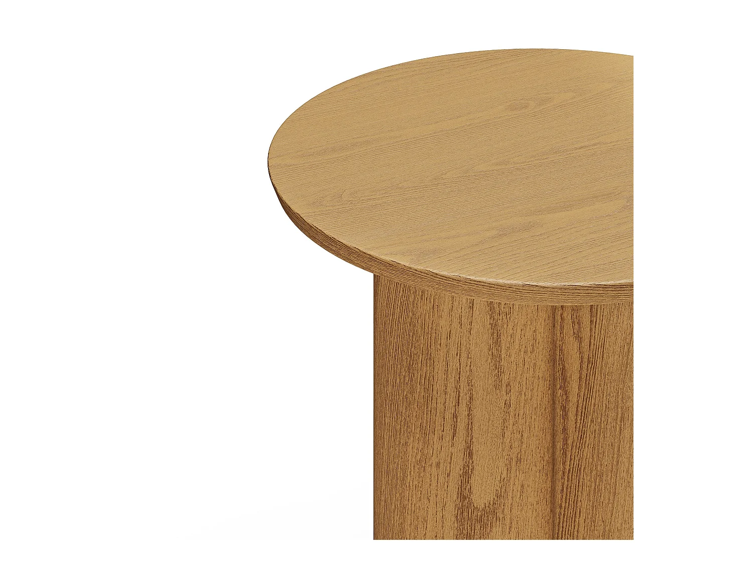 Table basse bois clair plateau 78cm HELMA
