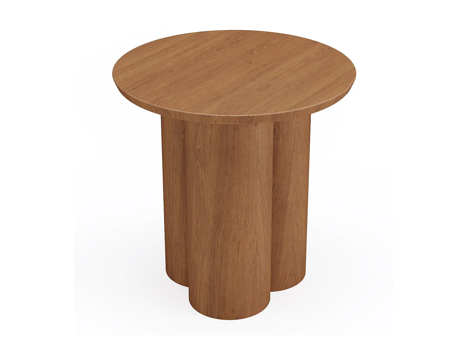 Table basse bois noyer plateau 45cm HELMA