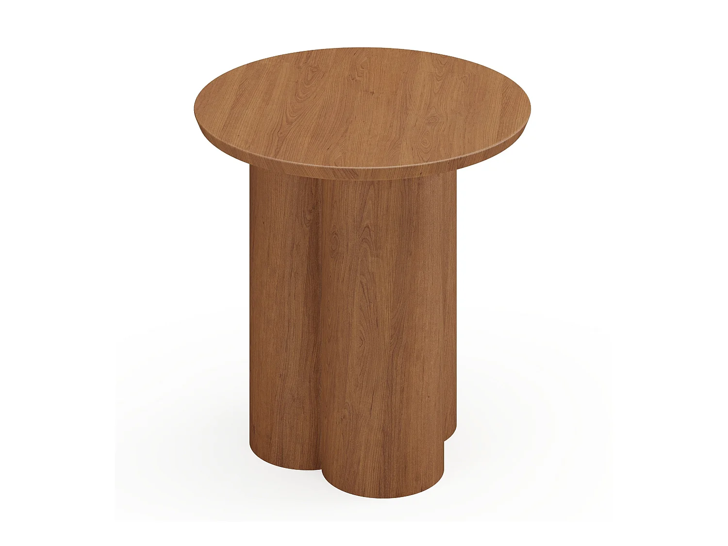 Table basse bois noyer plateau 45cm HELMA