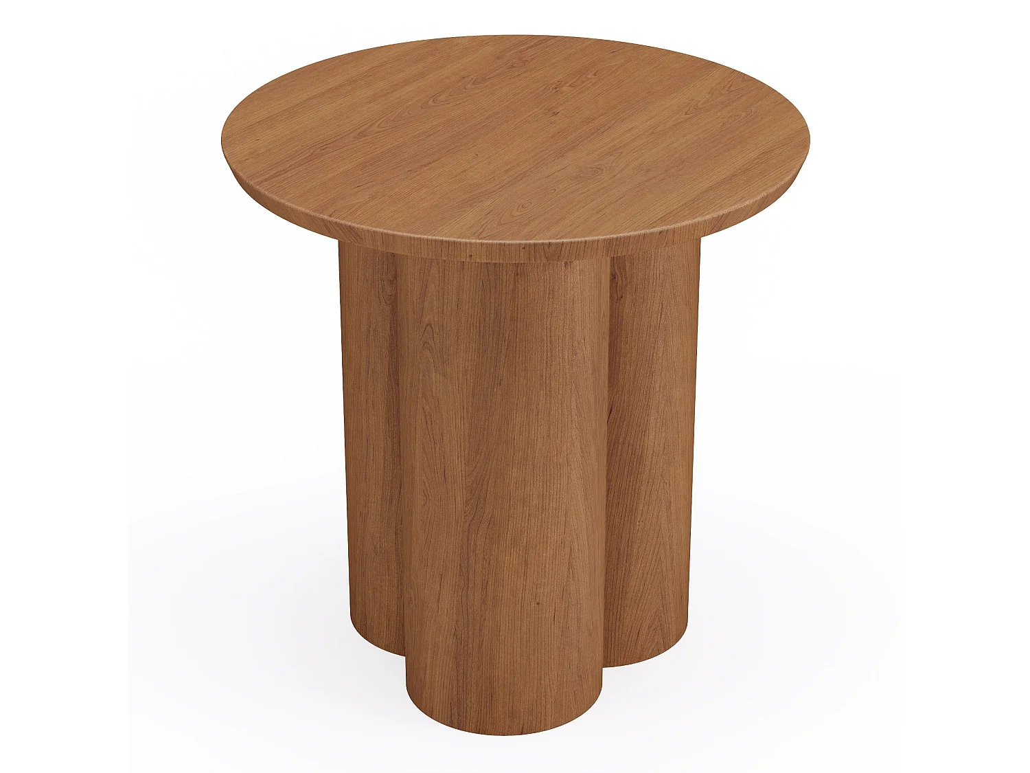 Table basse bois noyer plateau 45cm HELMA