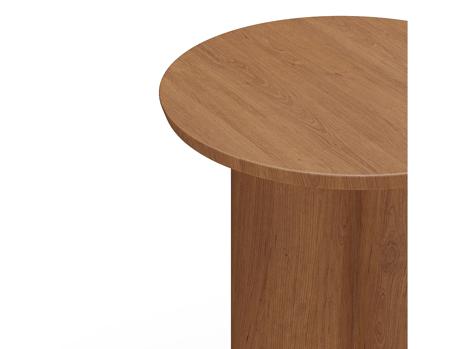 Table basse bois noyer plateau 45cm HELMA