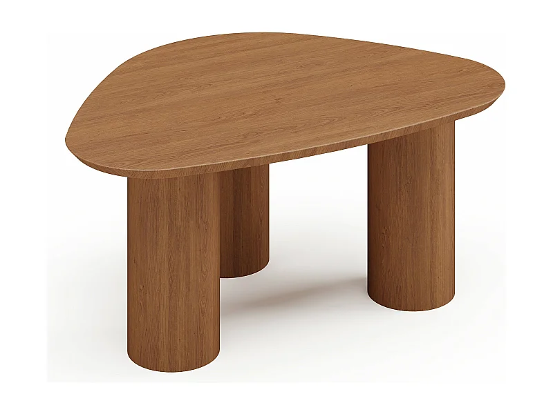 Table basse bois noyer 80cm ANDY