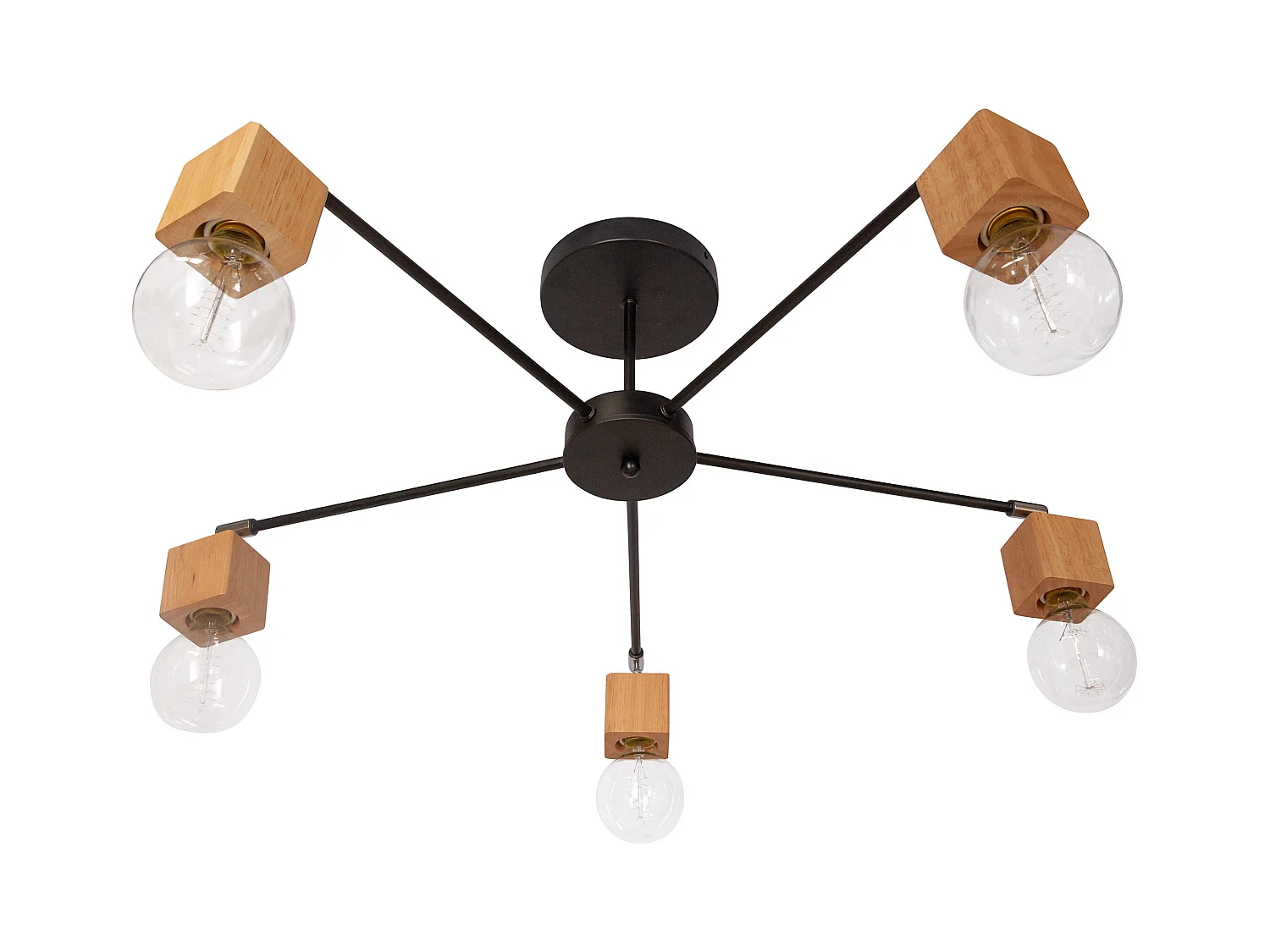 Lampe de plafond design scandinave - Bellou Noir