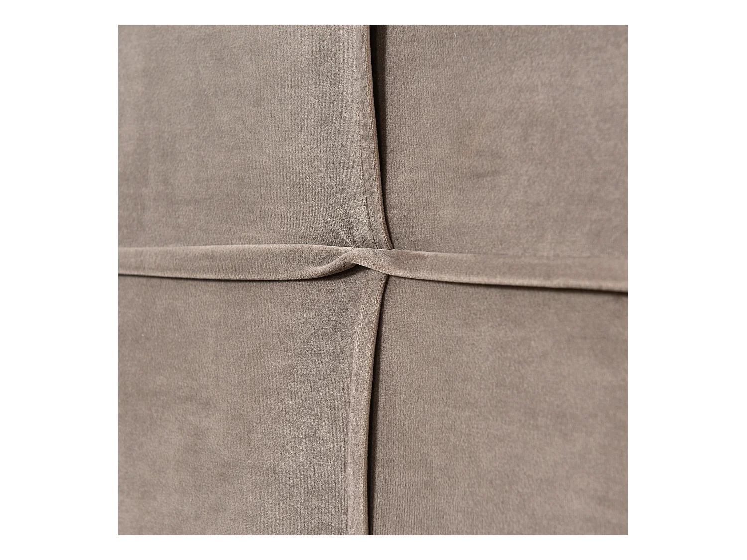 Lit coffre adulte 140x200cm gris clair en velours, tête de lit réglable en hauteur, sans matelas