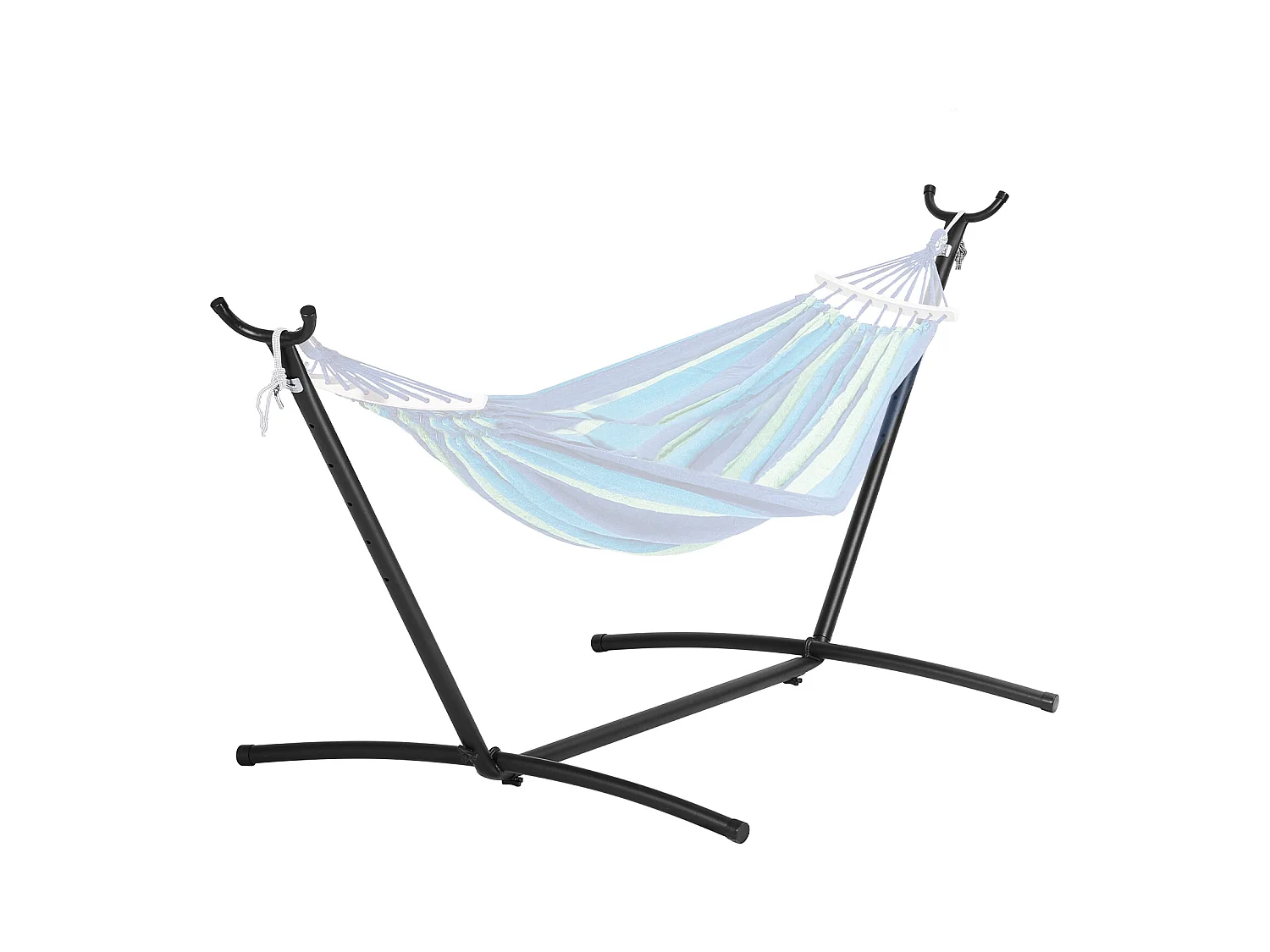 Support de Hamac en Acier SucceBuy, Capacité de 450 LB, Convient aux Hamacs de 10 à 13 Pieds, Cadre Portable