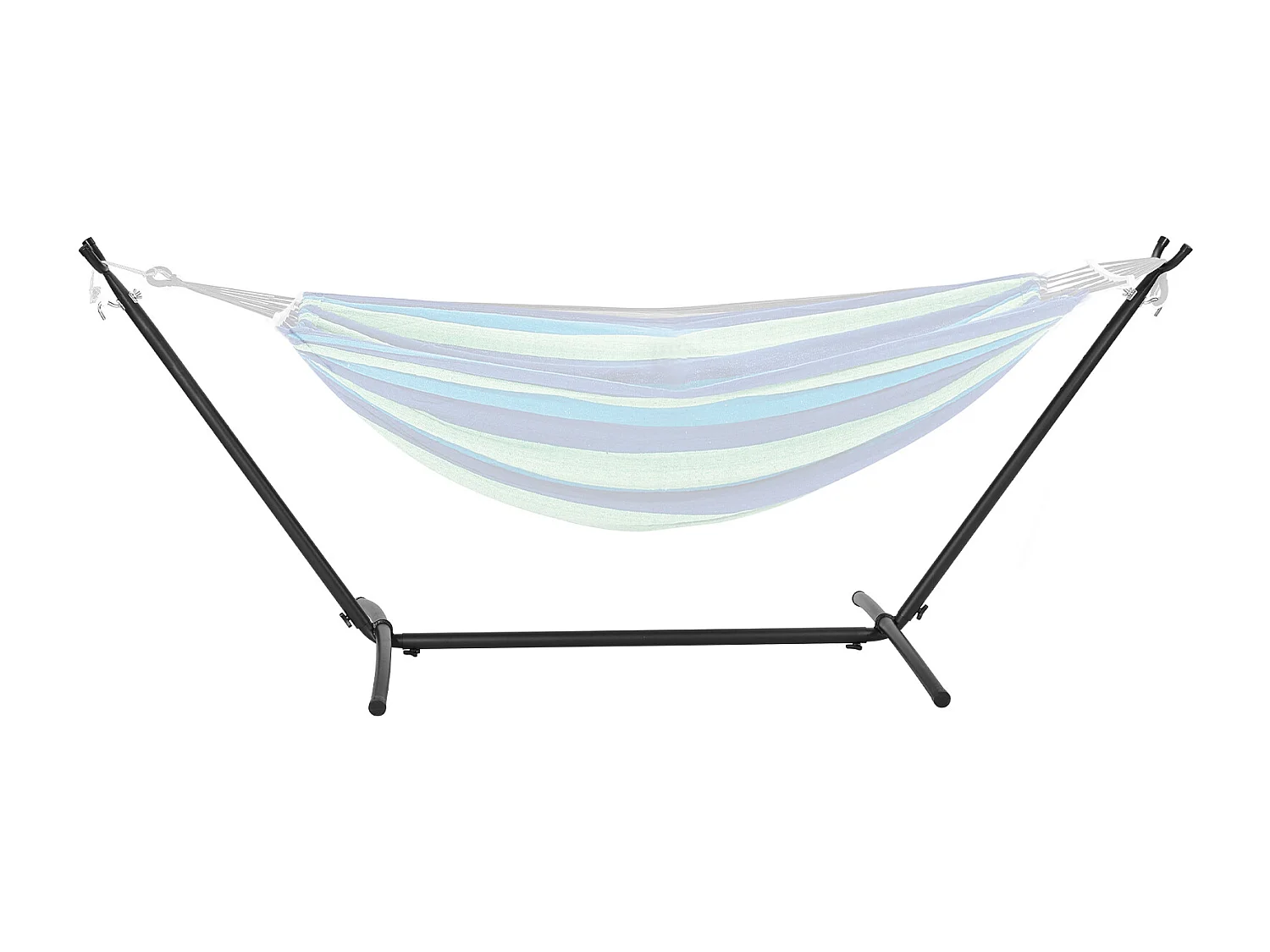 Hängemattenständer aus Stahl SucceBuy, Tragkraft 204 kg, Passend für 3,0–4,9 M Lange Hängematten, Tragbarer Rahmen