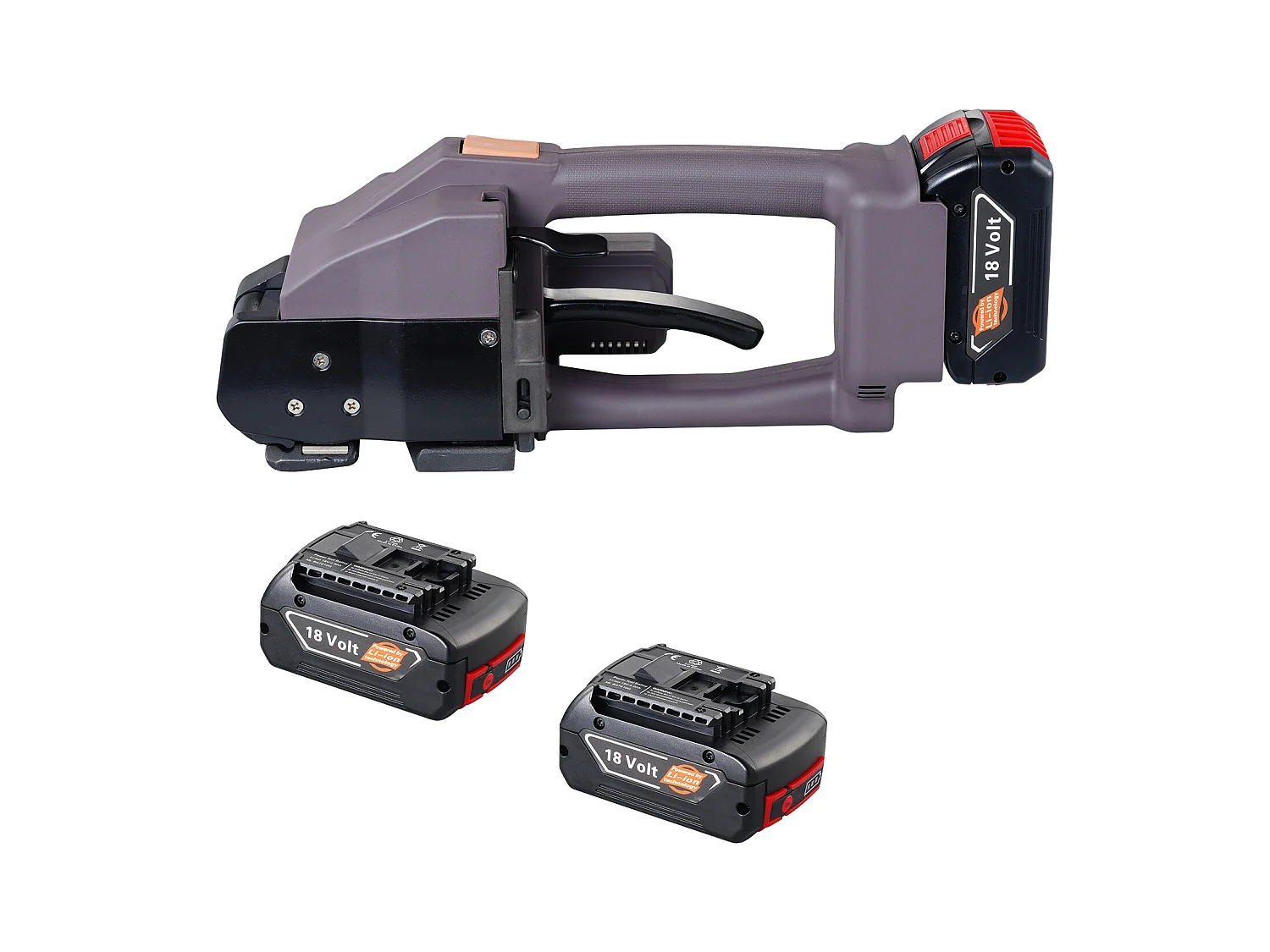 Automatyczna Elektryczna Maszyna Do Taśmowania SucceBuy, Taśmy PP/PET 0,99cm-1,9cm, Automatyczne Narzędzie Taśmujące z Zasilaniem Akumulatorowym 2 x 4000 mAh