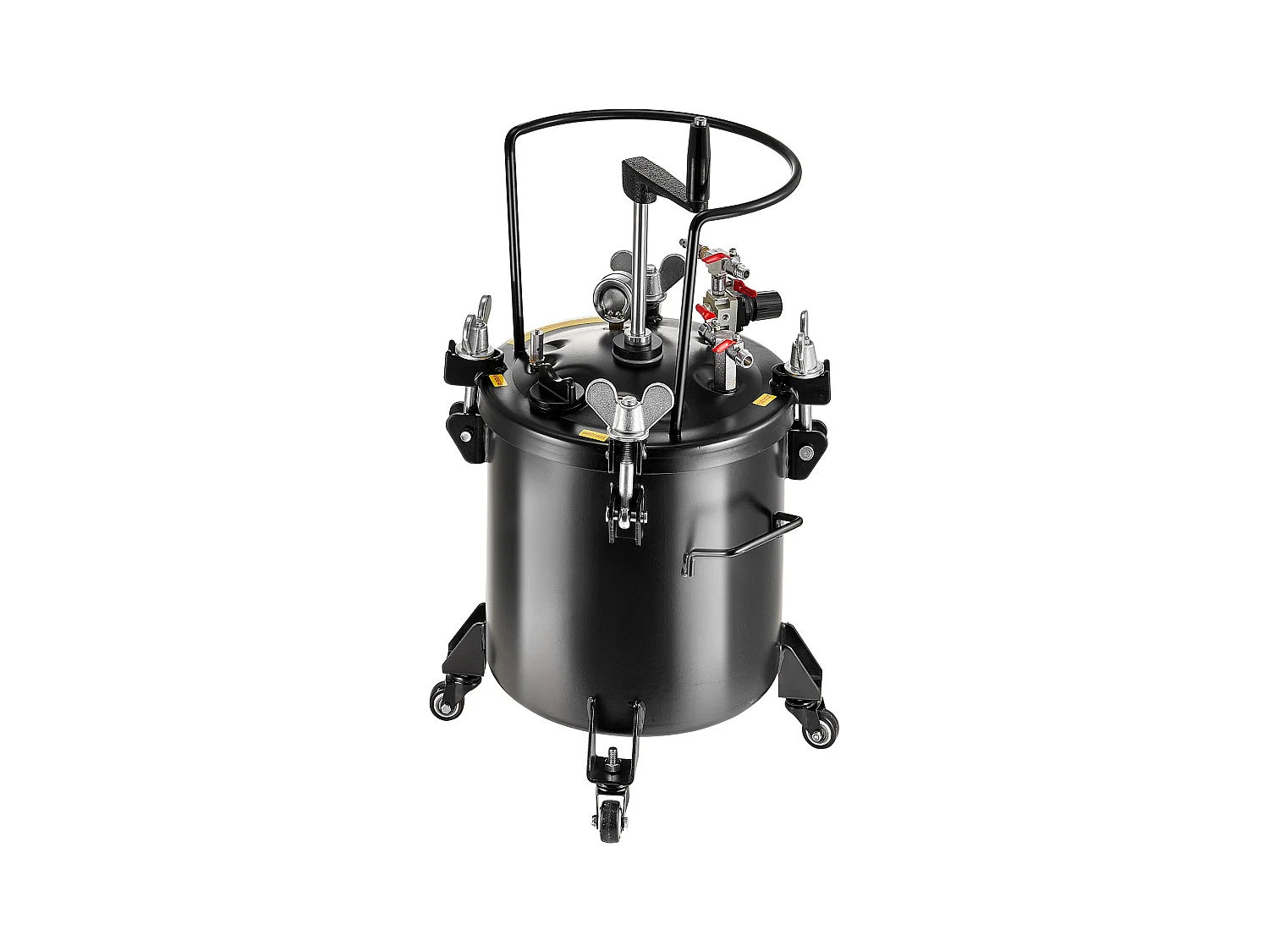 Serbatoio di Vernice a Pressione SucceBuy 20 L/5 Gal con Ruote e Prodotto di Stanchi per Rparazione di Fuga