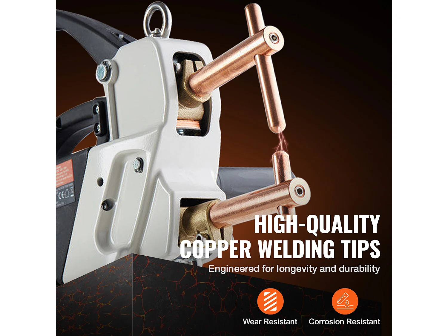 Soudeuse par Points SucceBuy 0.41cm d'Épaisseur, Pistolet de Soudage Portatif, Soudage par Points de Tôle, Capacité d'Entrée de 9,2 kVA