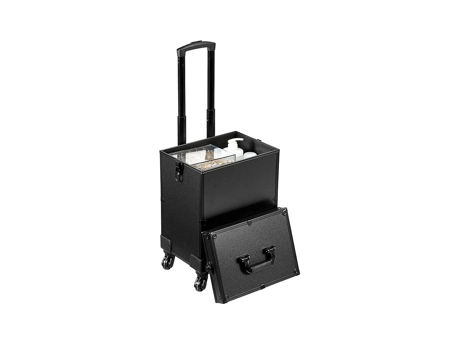 Valigia per il Trucco Professionale SucceBuy in Alluminio 5 in 1