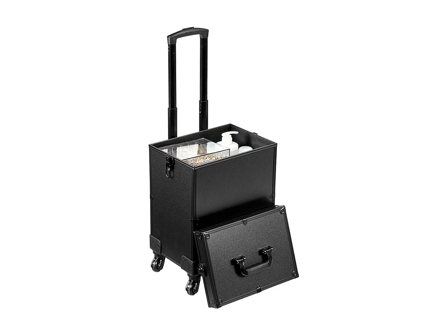 Mallette de Maquillage Professionnelle SucceBuy 5 en 1 en Aluminium