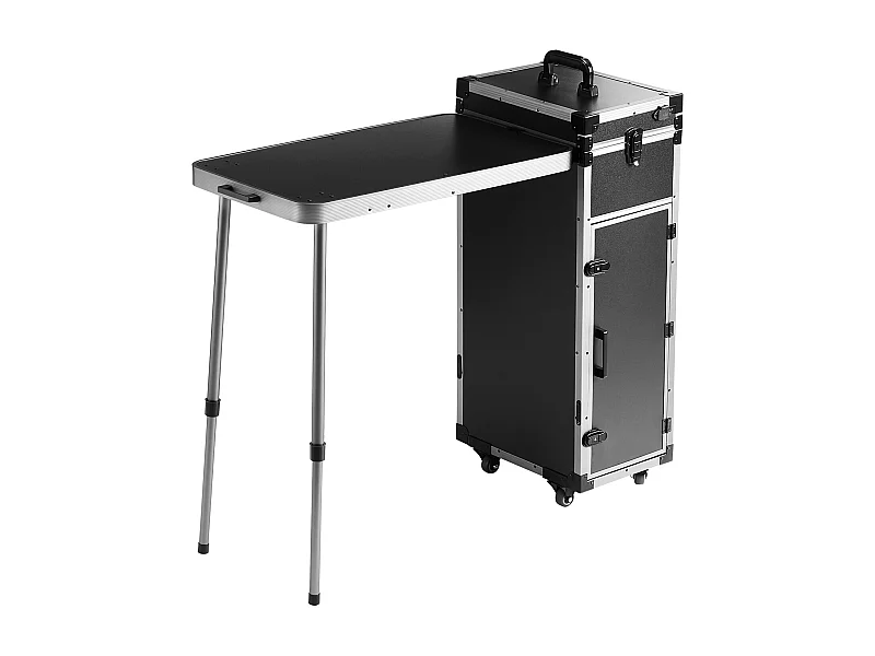 Mallette de Maquillage Professionnelle SucceBuy, Mallette à Cosmétiques en Aluminium avec Établi