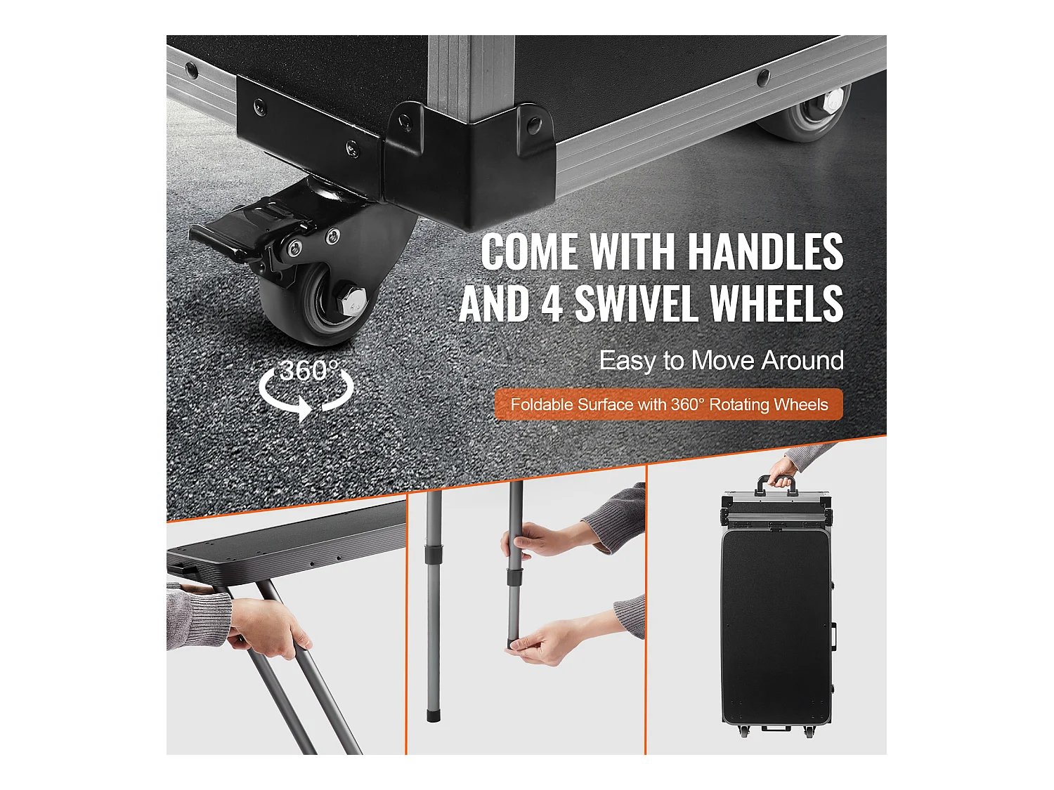 Mallette de Maquillage Professionnelle SucceBuy, Mallette à Cosmétiques en Aluminium avec Établi