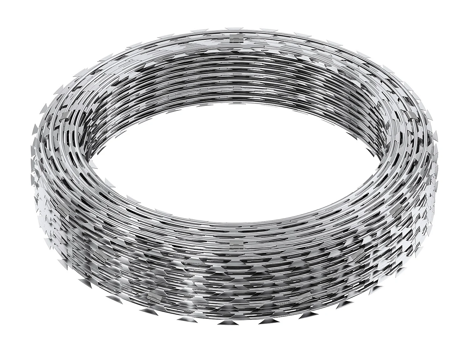 Rasiermesser SucceBuy- Draht, Barbes Stahlblech - Draht für Rasiermesser 44.8 m 3 Rollen, Doppelleitungs - Rasiermesserdrahtzaun