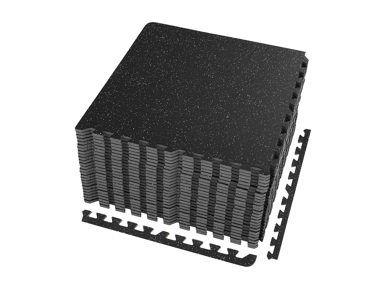 Tapis de Sol à Emboîtement SucceBuy Dalles de Sol pour Fitness 25 Pièces 1/2" D'épaisseur 24" x 24"