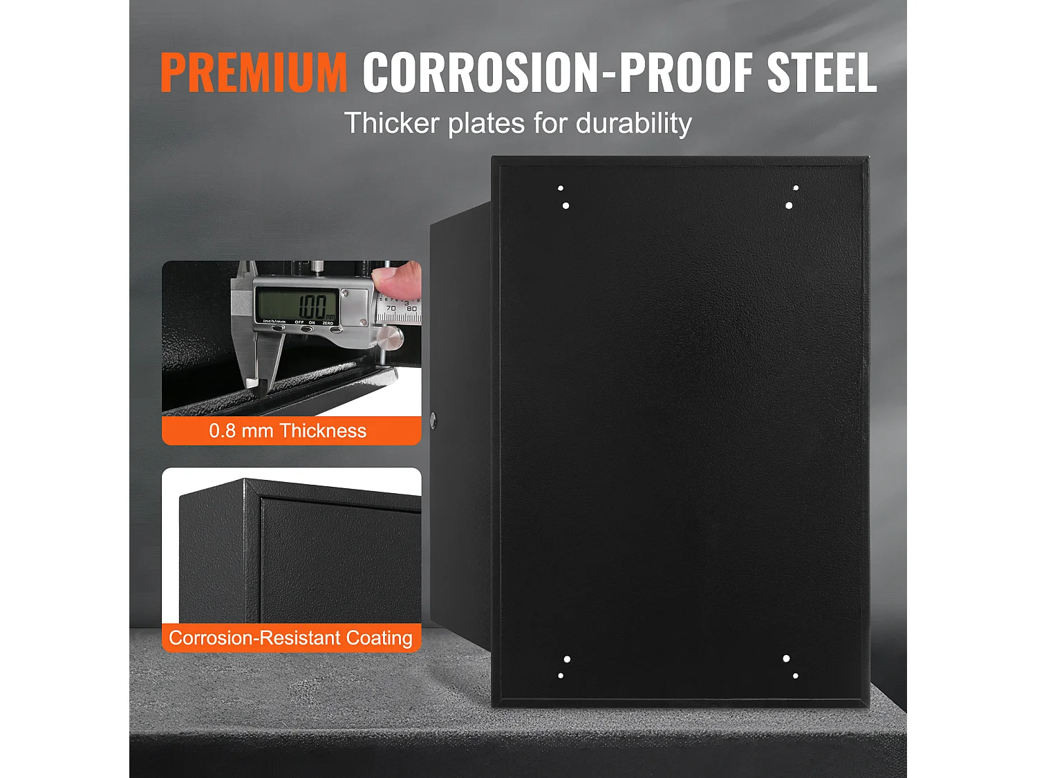 Schlüsselkasten für 200 Schlüssel SucceBuy, Verstellbarer Schlosskasten mit Farbigen Etiketten