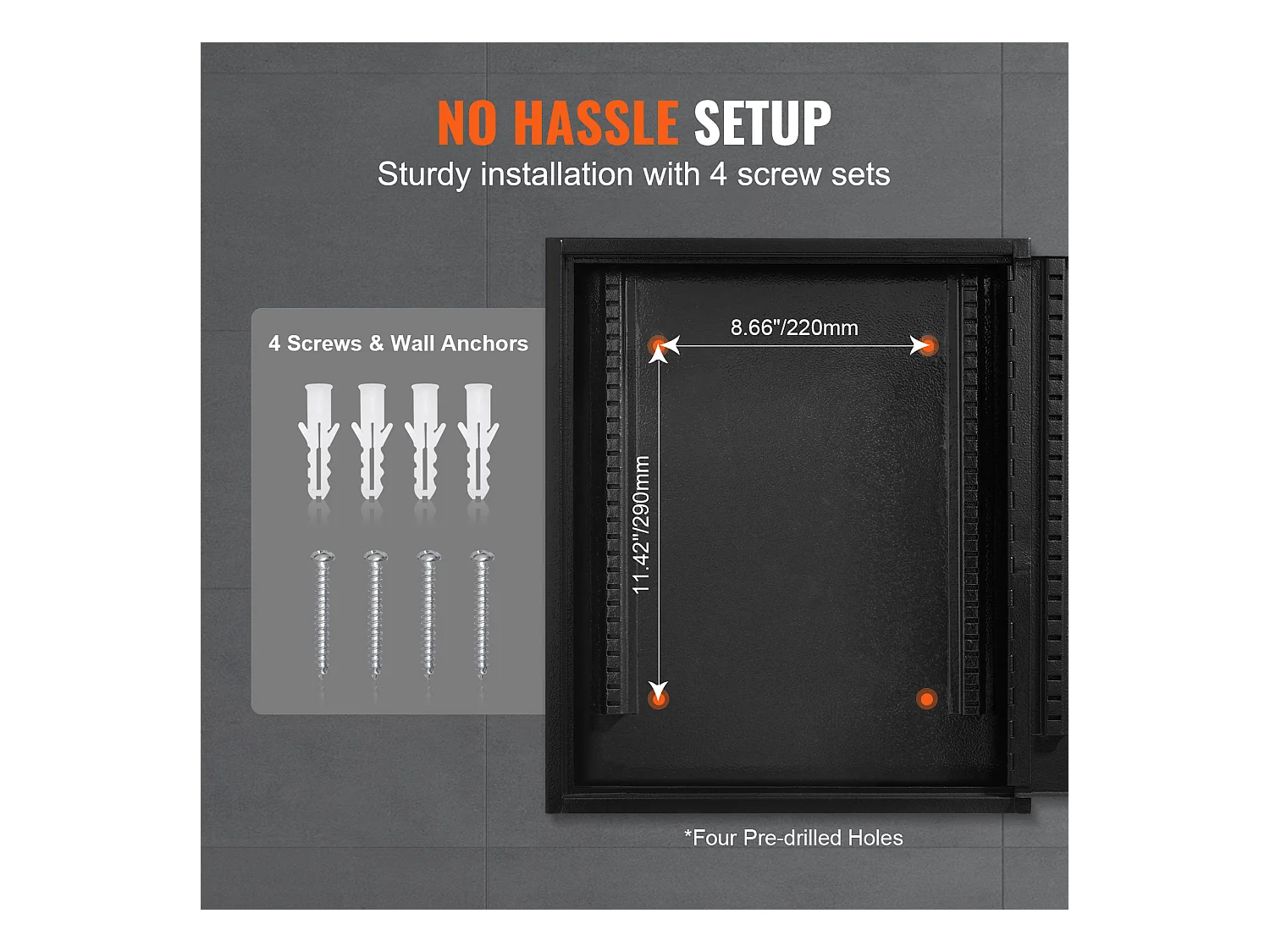 Armoire à Clés SucceBuy Armoire à Clés pour 100 Clés, Boîte à Clés avec Supports Réglables et Étiquettes à Clés Colorées pour le Stockage de Sécurité