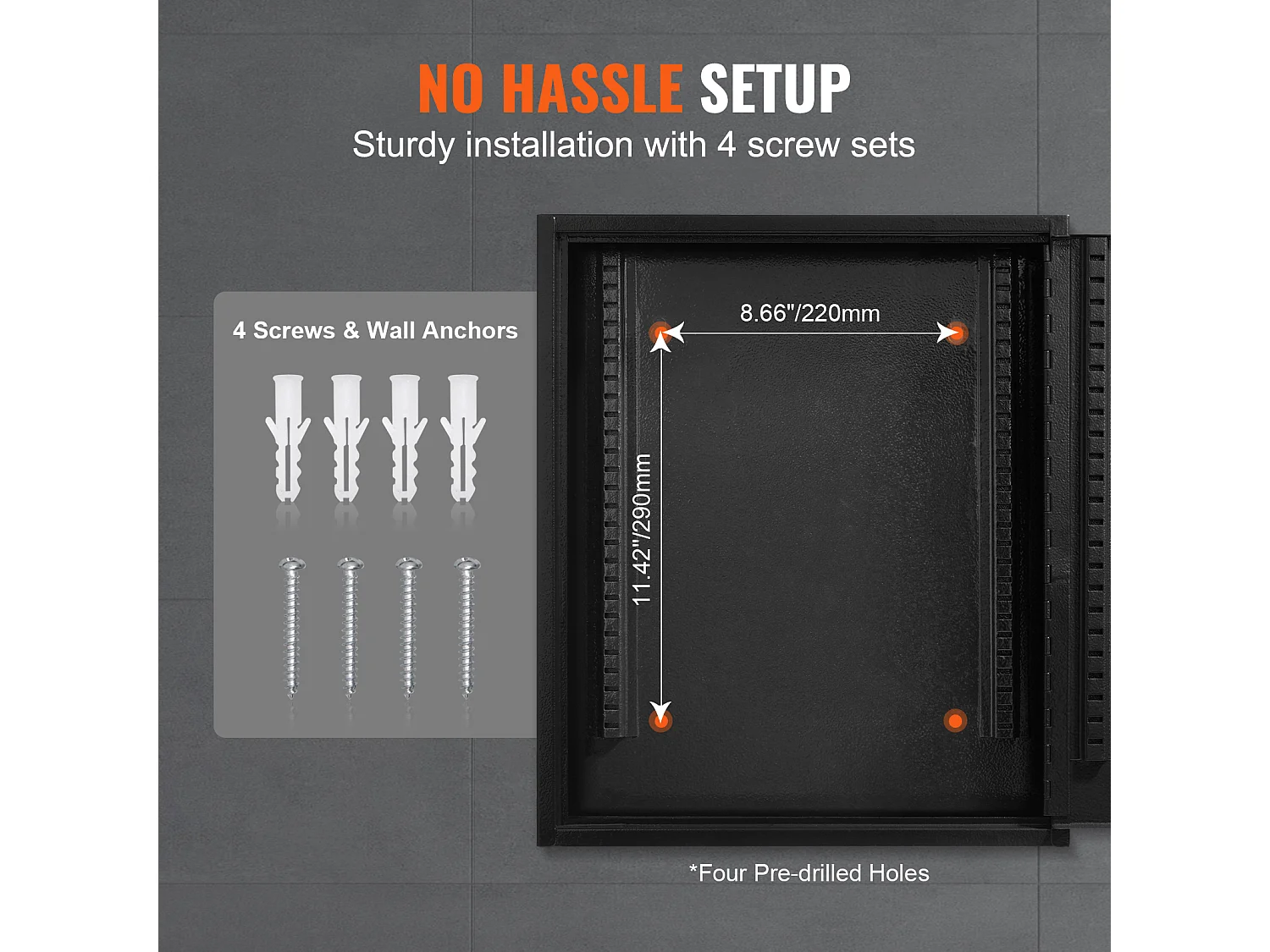 Armoire à Clés SucceBuy Armoire à Clés pour 100 Clés, Boîte à Clés avec Supports Réglables et Étiquettes à Clés Colorées pour le Stockage de Sécurité