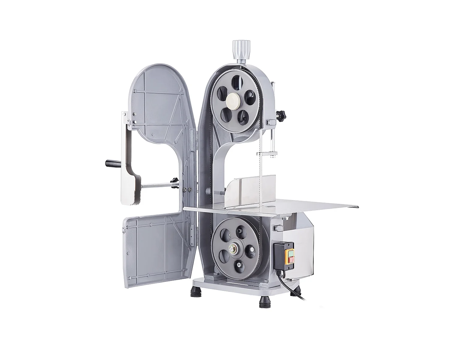 Scie à Ruban Électrique Commerciale pour Viande SucceBuy 1500 W, Machine à Scier les Os en Acier Inoxydable