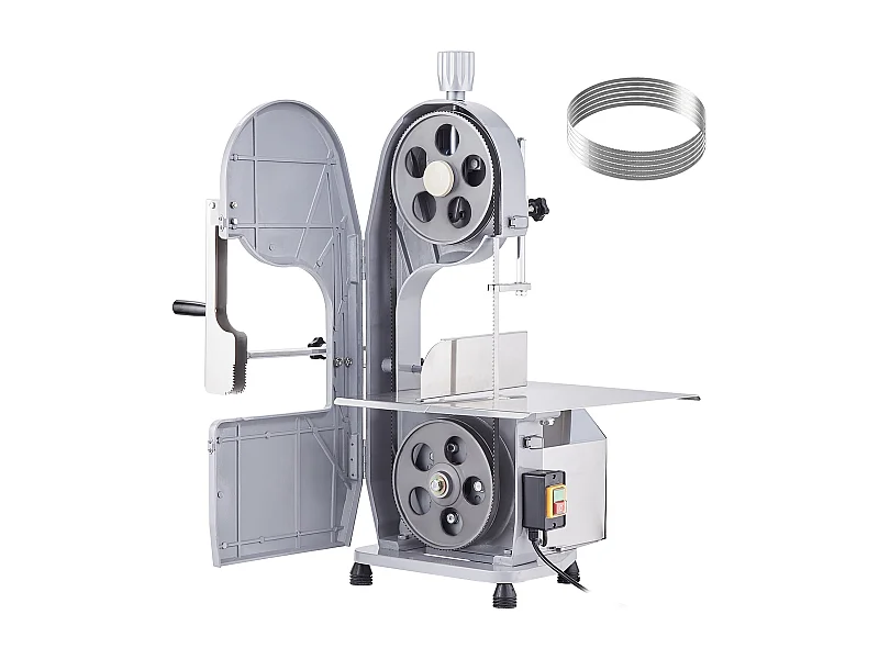 Scie à Ruban Électrique Commerciale pour Viande SucceBuy 1100 W, Machine à Scier les Os en Acier Inoxydable