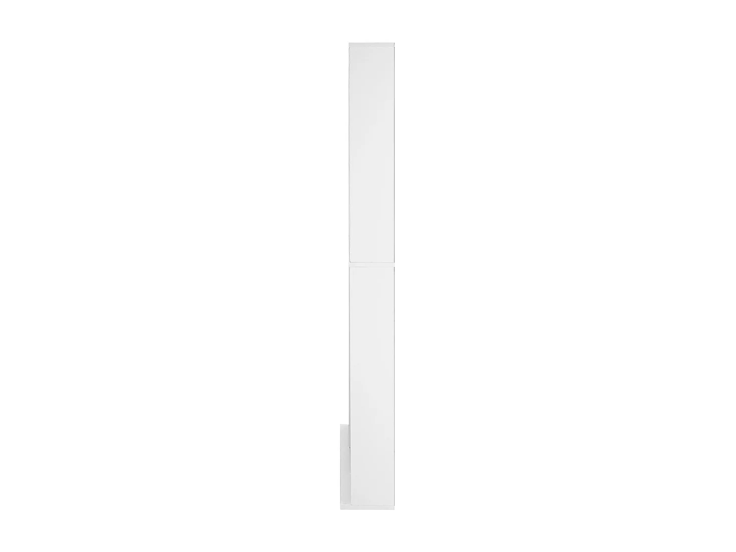 Vitrine, SucceBuy Meuble de Rangement Multimédia à 9 Niveaux, Étagère DVD Réglable pour 756 CD, Blanc