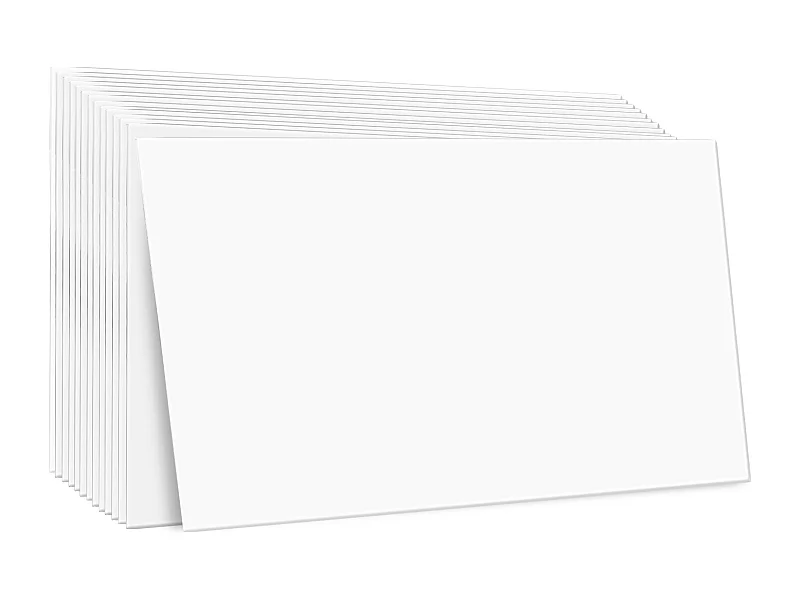 PVC Selbstklebende Kacheln SucceBuy Deckenplatten, Lot von 10, 60.96CM x 121.92CM, PVC Schaum, Feuerschutz, Weiß