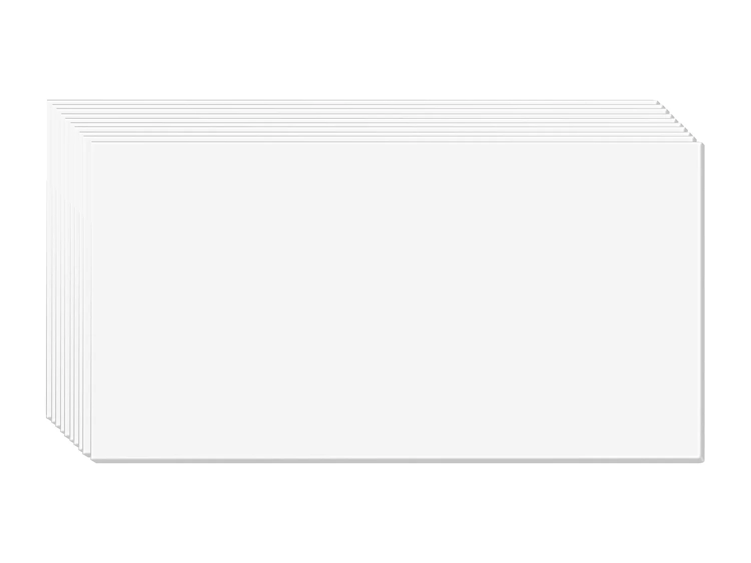 PVC Selbstklebende Kacheln SucceBuy Deckenplatten, Lot von 10, 60.96CM x 121.92CM, PVC Schaum, Feuerschutz, Weiß