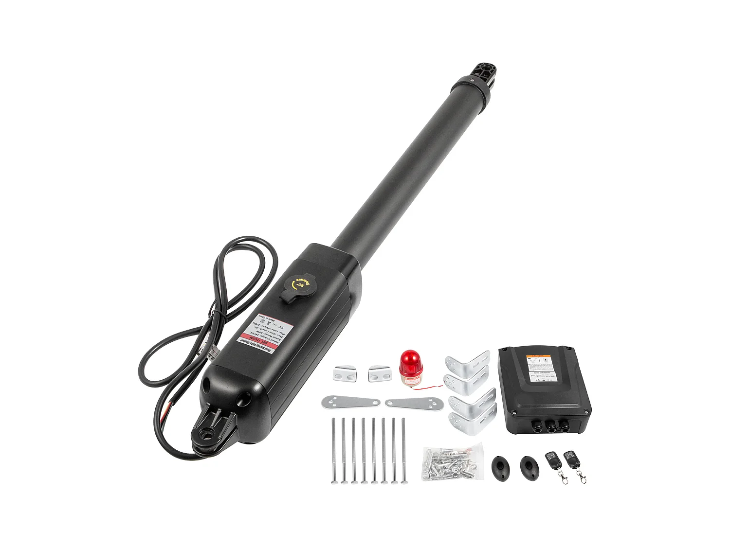 Ouvre-Porte Battante SucceBuy, Ouvre-porte Automatique Battante 380 Kg, avec Télécommande 5,5 m Longueur