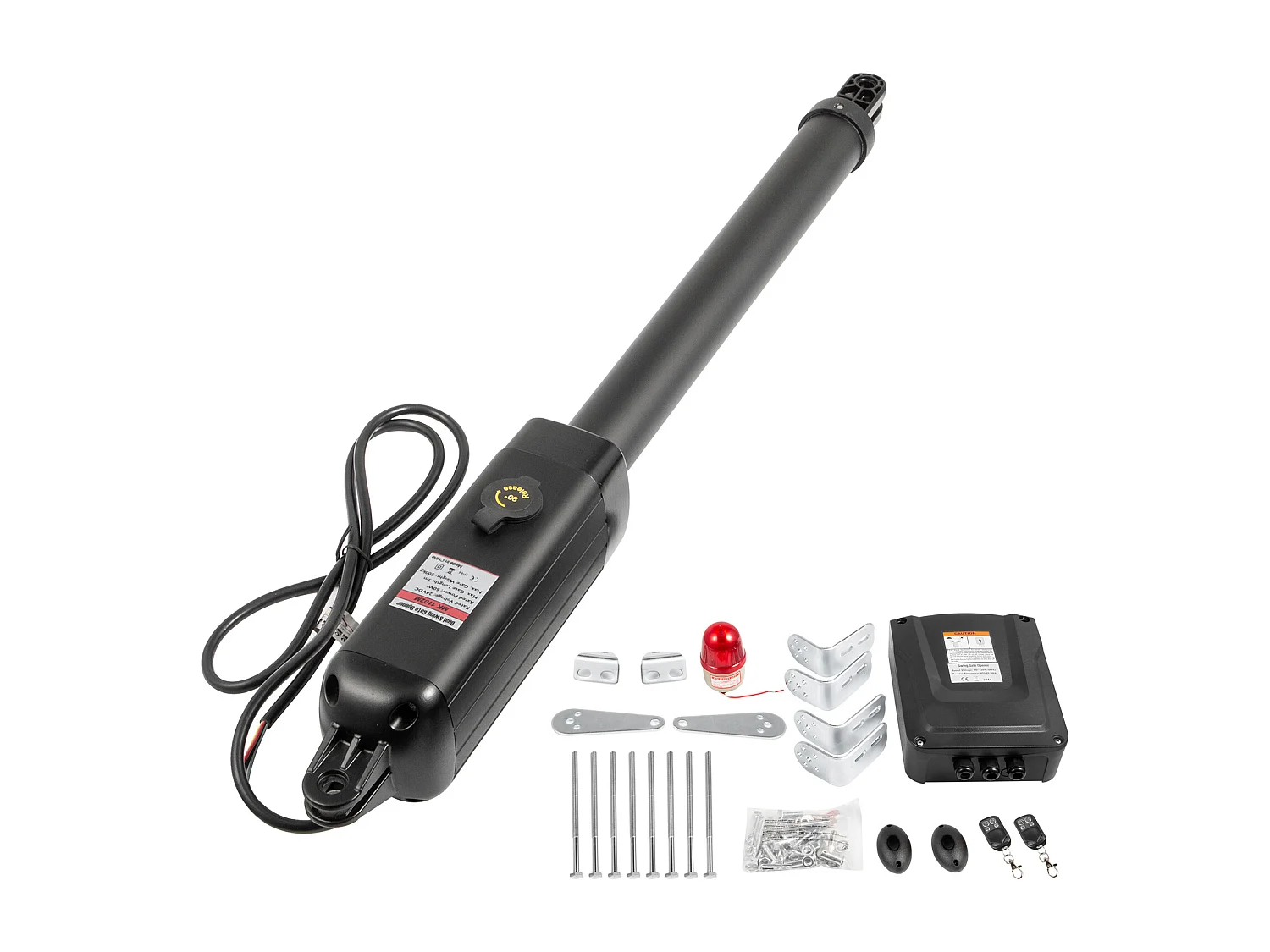 Ouvre-Porte Battante SucceBuy, Ouvre-porte Automatique Battante 380 Kg, avec Télécommande 5,5 m Longueur