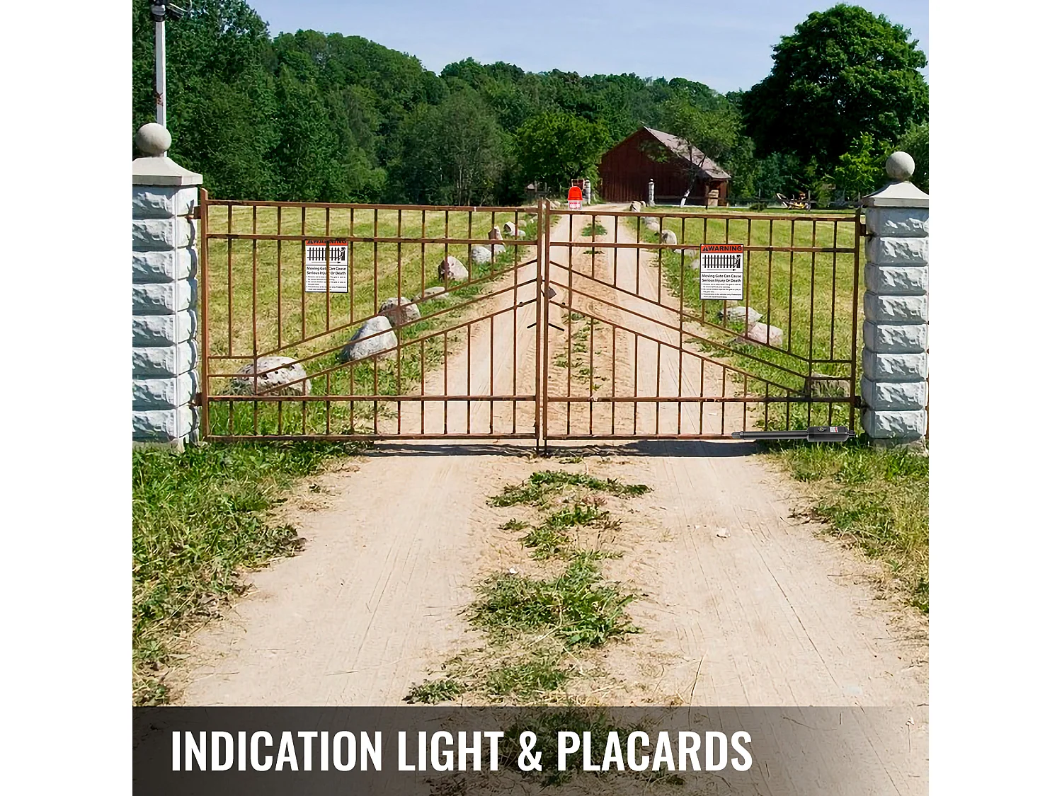 Ouvre-Porte Battante SucceBuy, Ouvre-porte Automatique Battante 380 Kg, avec Télécommande 5,5 m Longueur