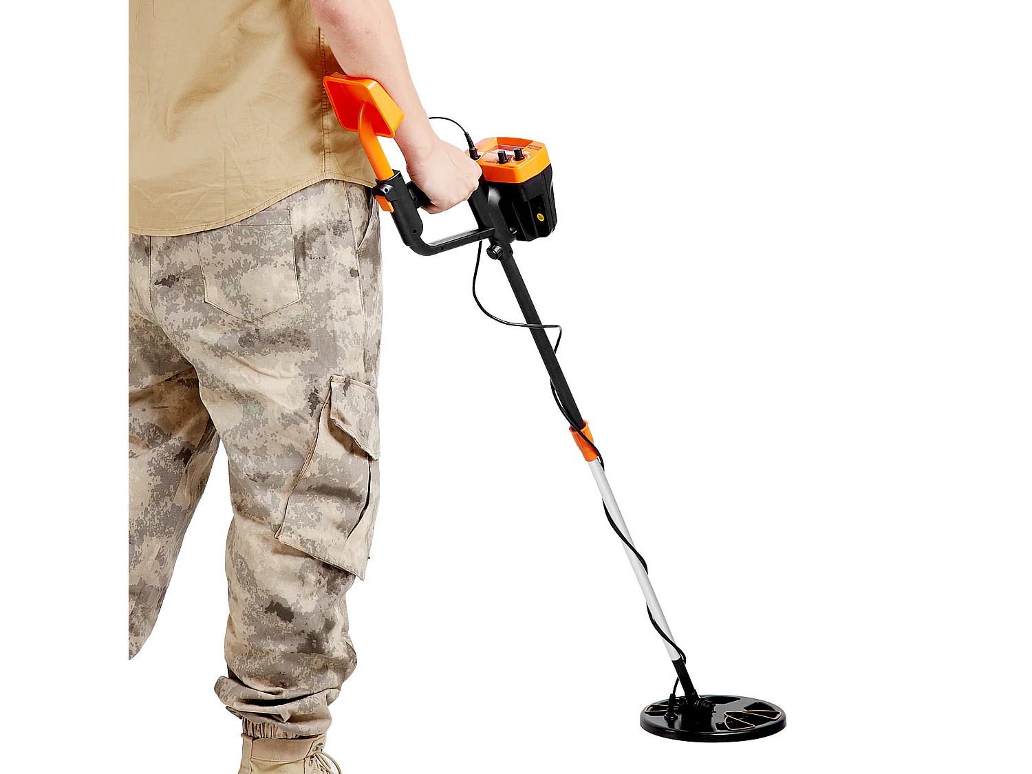 Détecteur de Métaux SucceBuy pour Adultes, Détecteur d'Or Professionnel, 20.32cm IP68 Étanche