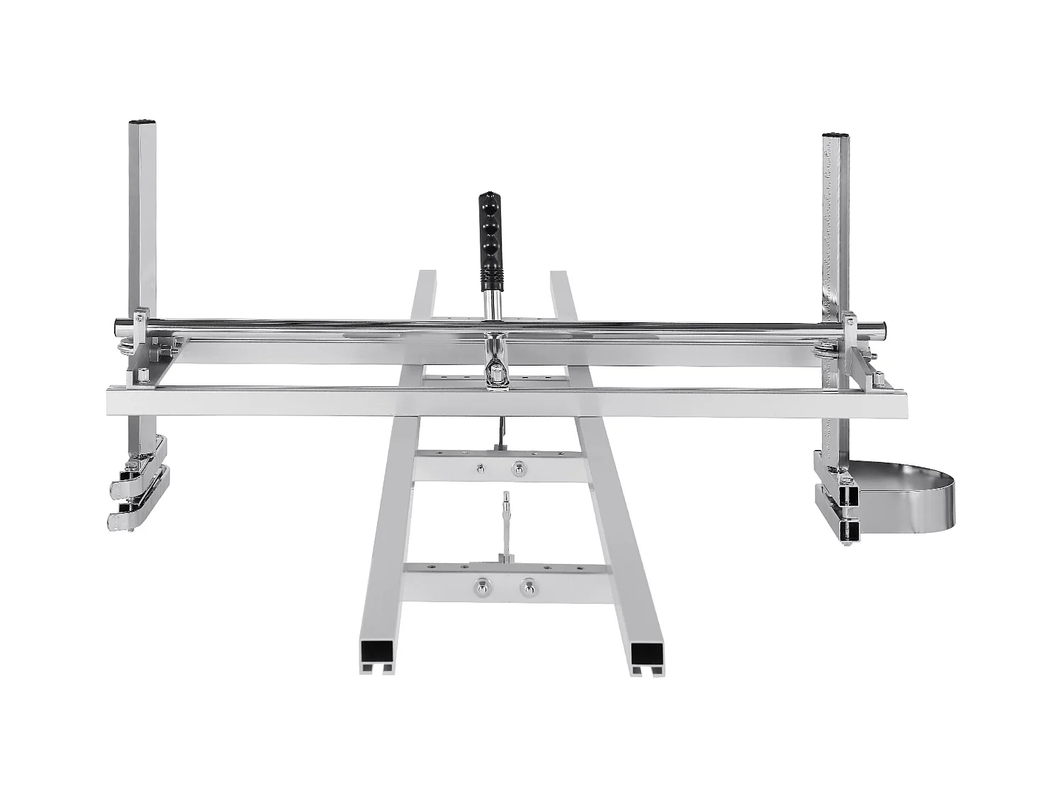 Guide - Chaîne SucceBuy de 35.56 - 91.44 cm pour Scie à Chaîne, Système de Rail en Aluminium de 274.32 cm