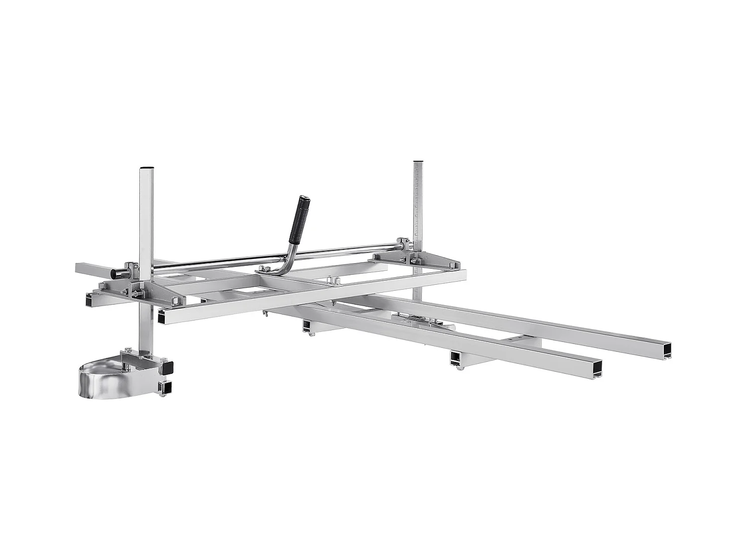Guide - Chaîne SucceBuy de 35.56 - 91.44 cm pour Scie à Chaîne, Système de Rail en Aluminium de 274.32 cm