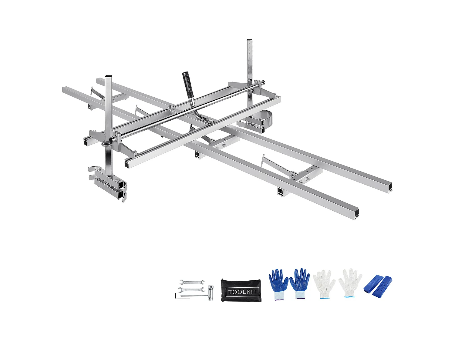 Kettenführersatz SucceBuy 35.56 - 91.44 cm für Ketten noticed, Aluminium - Schienensystem 274.32 cm