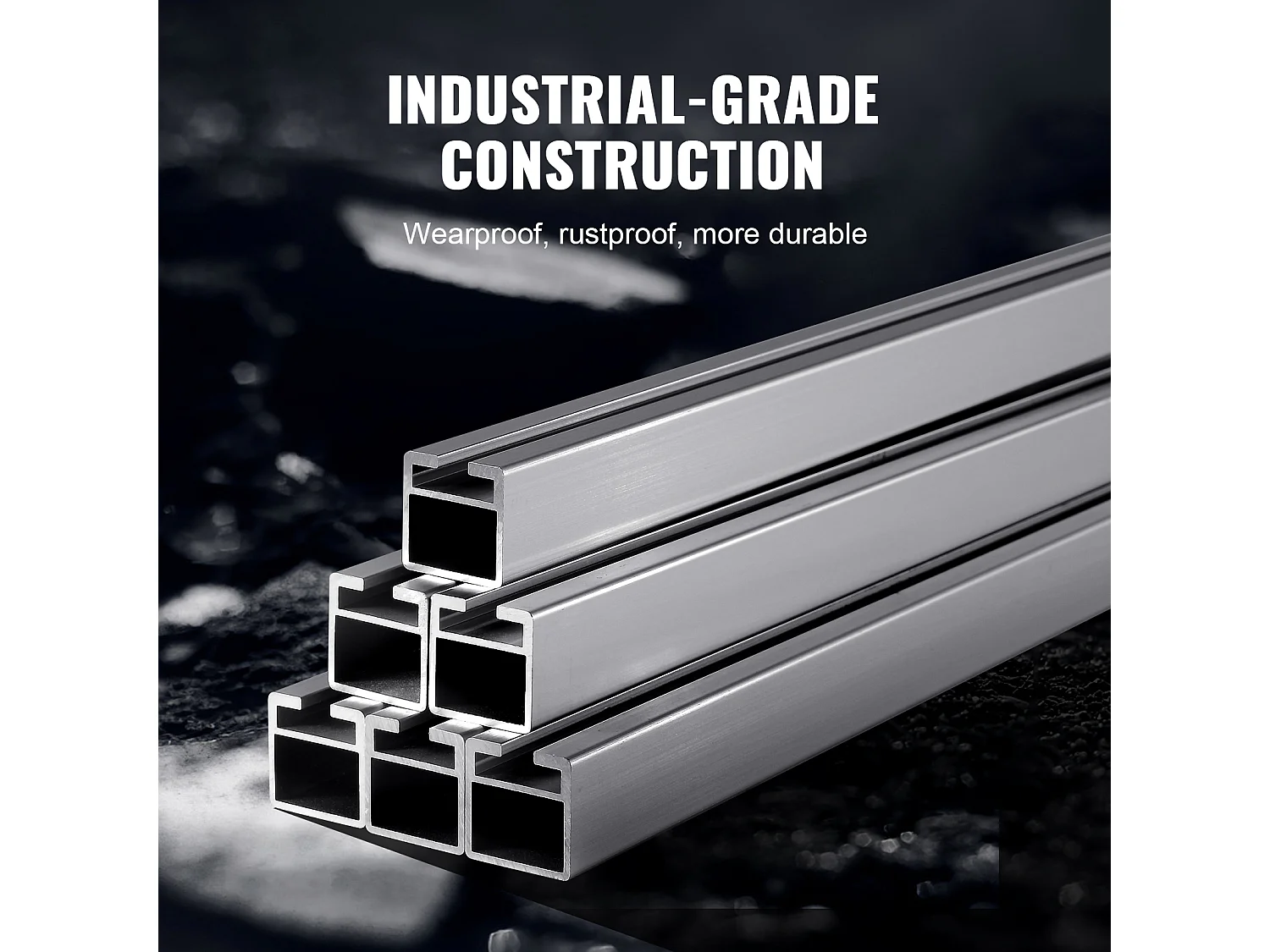Guide - Chaîne SucceBuy de 35.56 - 91.44 cm pour Scie à Chaîne, Système de Rail en Aluminium de 274.32 cm