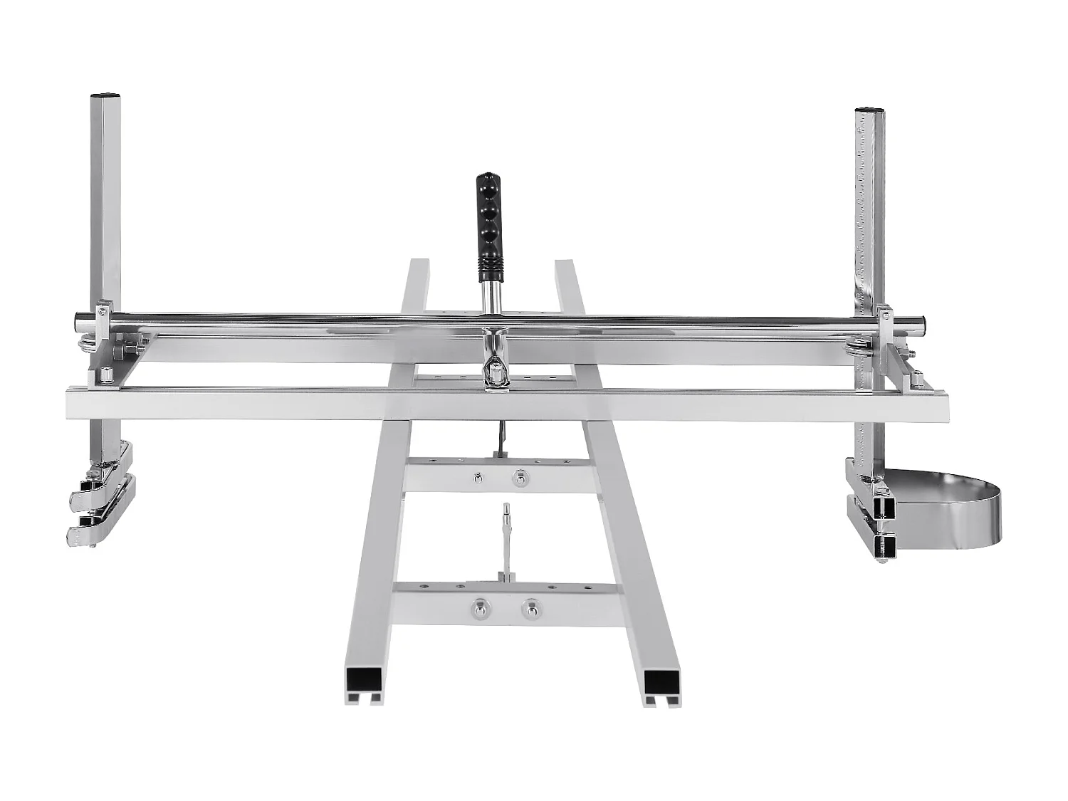 Guide - Chaîne SucceBuy de 35.56 - 91.44 cm pour Scie à Chaîne, Système de Rail en Aluminium de 274.32 cm