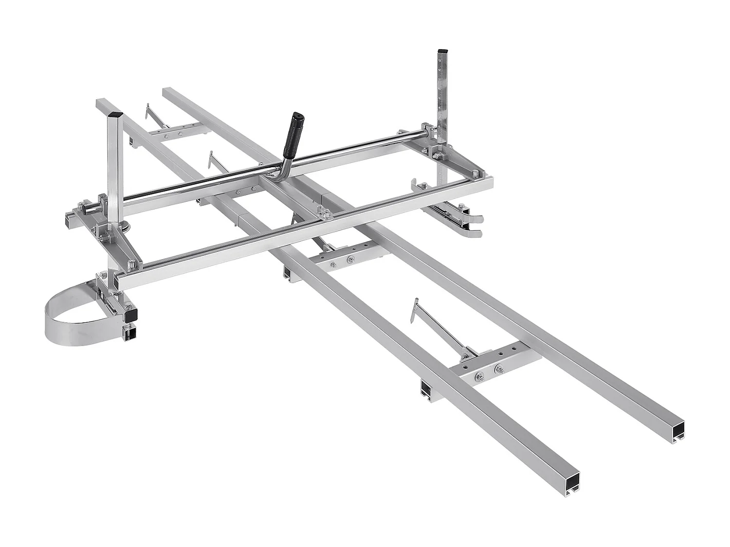 Guide - Chaîne SucceBuy de 35.56 - 91.44 cm pour Scie à Chaîne, Système de Rail en Aluminium de 274.32 cm