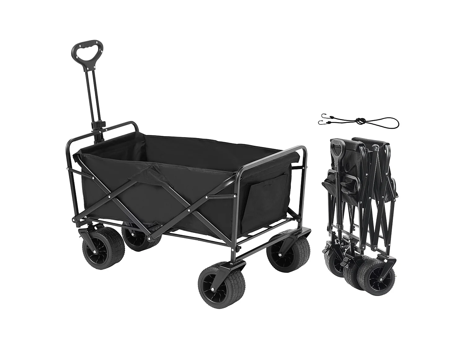 Chariot Pliable et Pliable Robuste SucceBuy - 3 pi3, Capacité de 350 lb