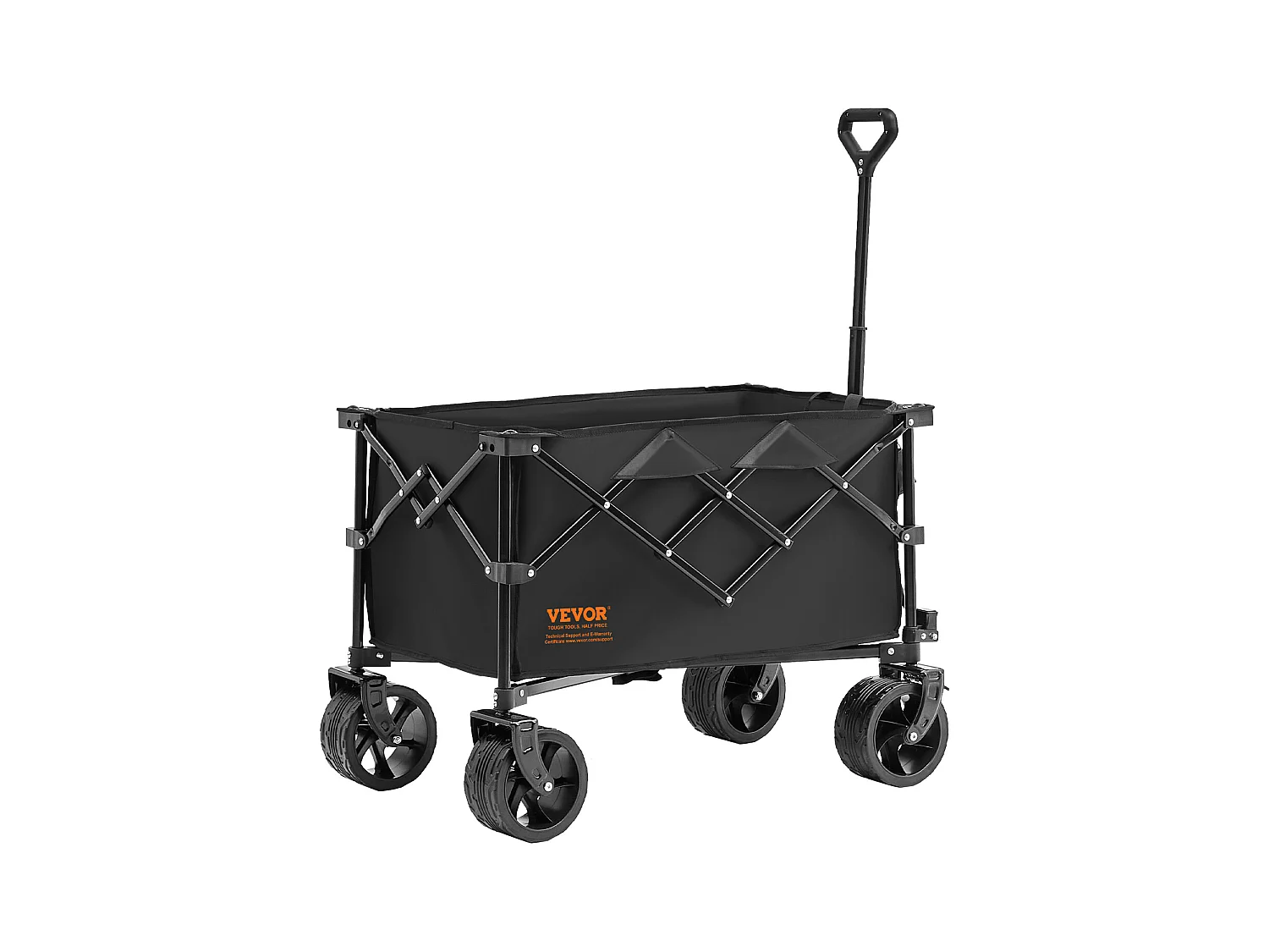 Chariot Pliable SucceBuy, Chariot de Plage Robuste de 220 L, Capacité de 330 lb