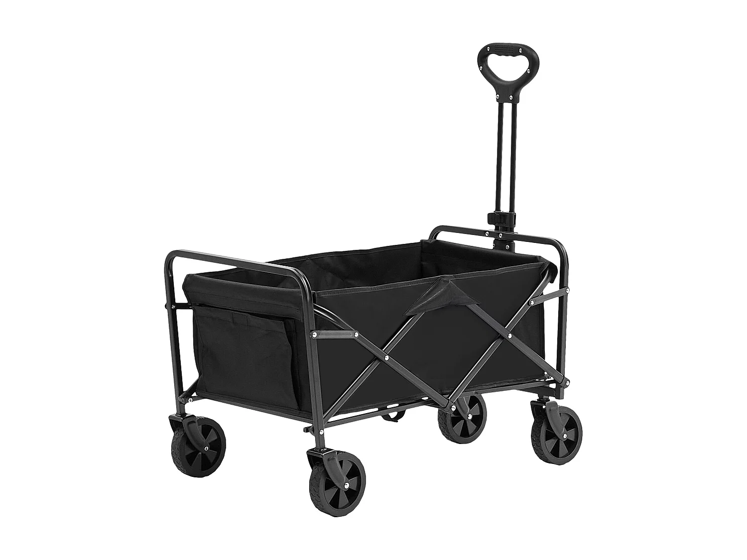 Carreta de Playa Plegable SucceBuy de 2 pies Cúbicos con Capacidad de Carga de 220 lb