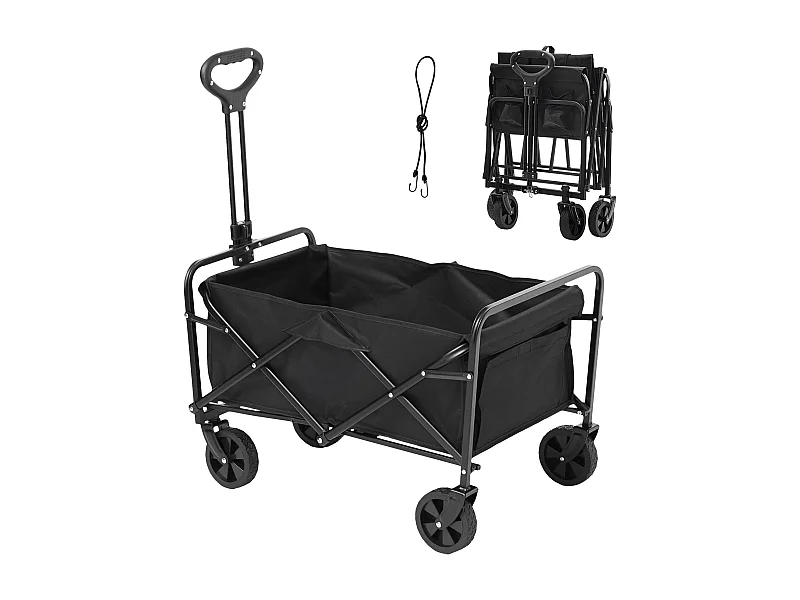 Chariot de Plage Pliable et Pliable SucceBuy, 2 pi3, Capacité de Charge de 220 lb