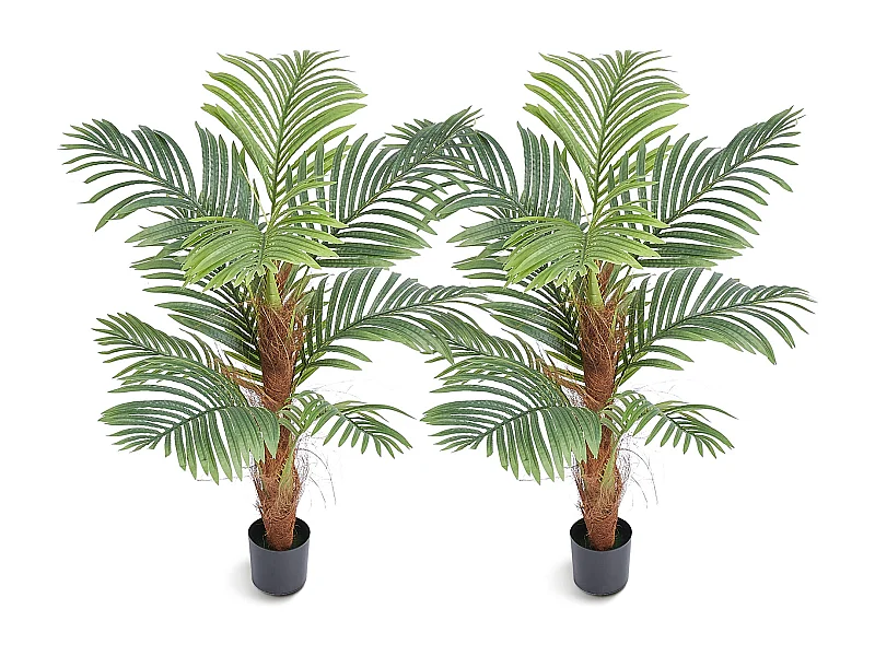 Künstliche Areca-Palme SucceBuy, 1,22 m, Naturgetreue Künstliche Betelnusspflanze