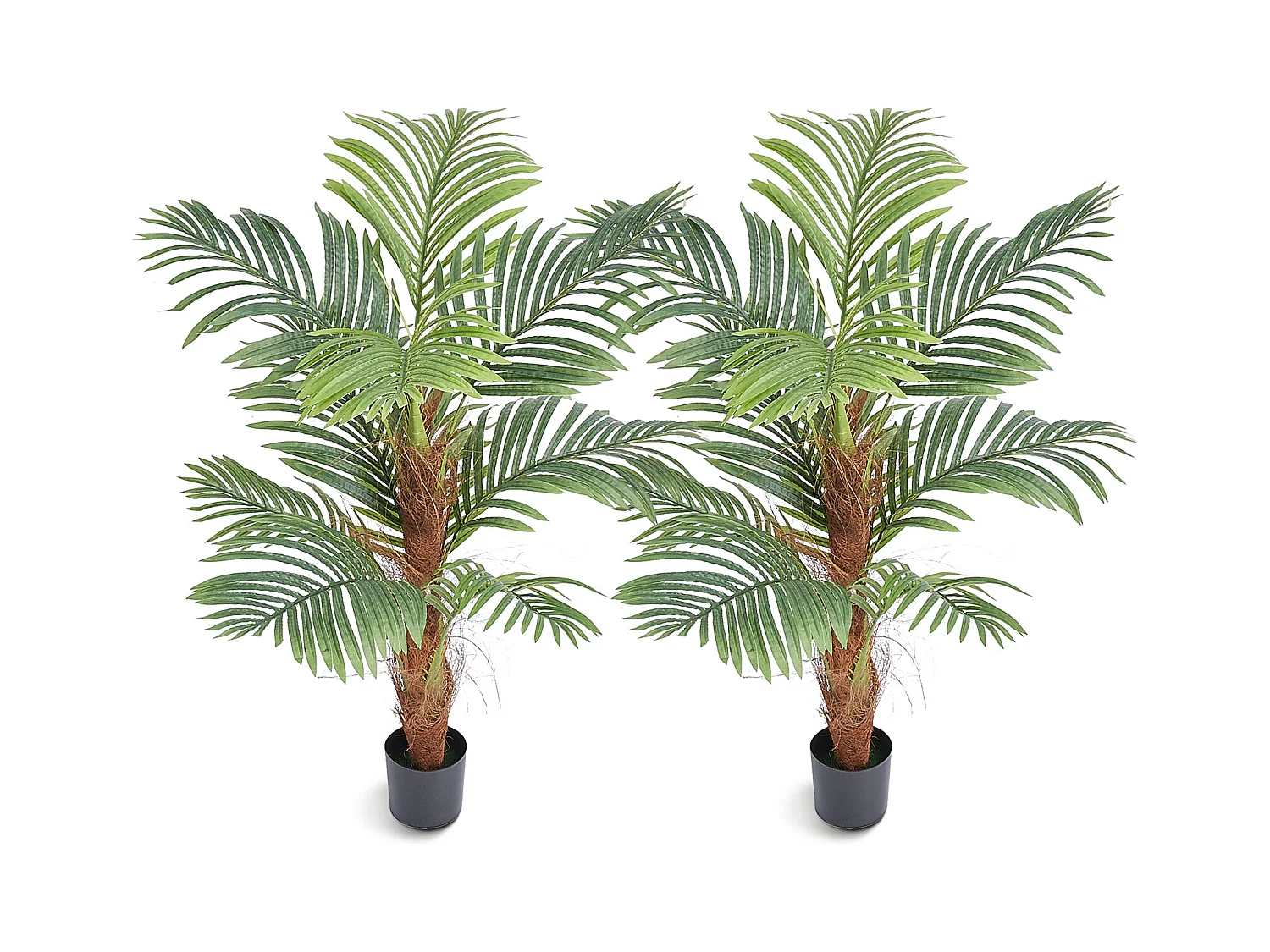 Palmier Areca Artificiel SucceBuy de 1.22m, Fausse Plante de Noix de Bétel Réaliste